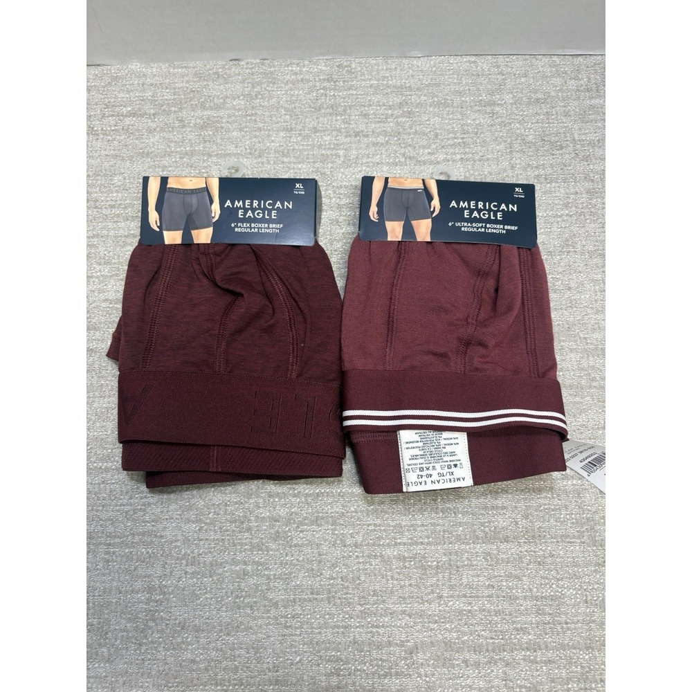 Lot Of 2 American Eagle Mens XL Boxer Briefs Ultra Soft Flex Regular NEW NWT